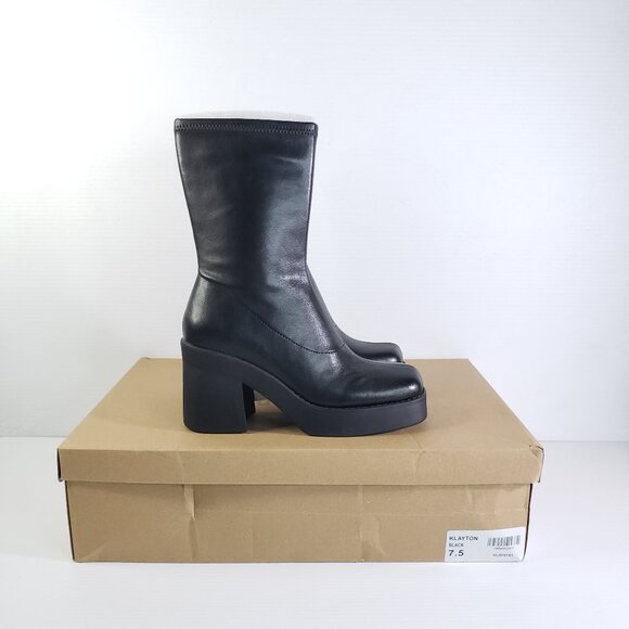 Steve Madden Klayton Ankle Boots Black - FCM12 - Picture 1 of 10